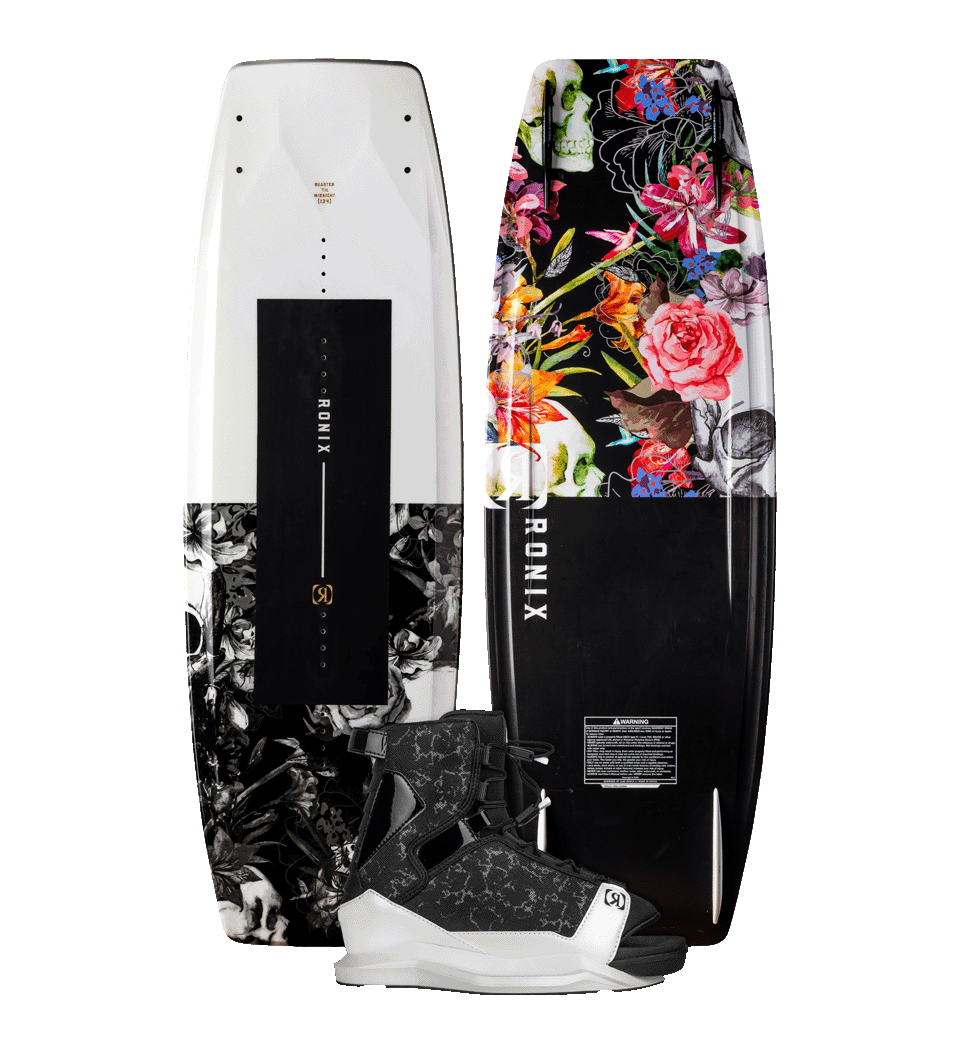 Ronix Quarter 'Til Midnight Wakeboard Package w/ Halo Bindings