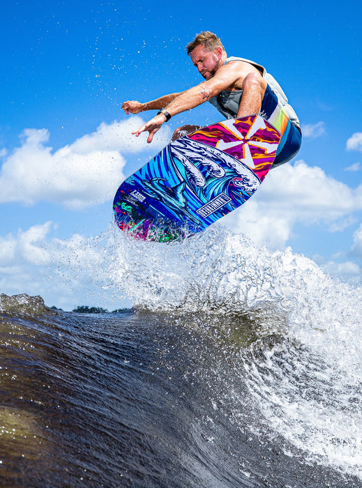 Action Shot 1 | 2025 Phase 5 Hammerhead Wakesurf Board | Wakesports Unlimited