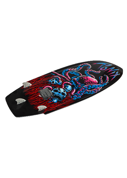 2025 Ronix Sea Captain Wakesurf Board | Wakesports Unlimited - Glow in the Dark Skulls