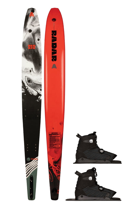 Radar Senate Graphite w/Double Vector Boa Waterski Package|Wakesports Unlimited