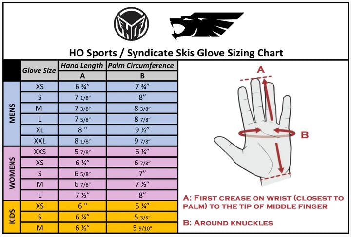 2024 HO Syndicate 41 Tail Water Ski Gloves