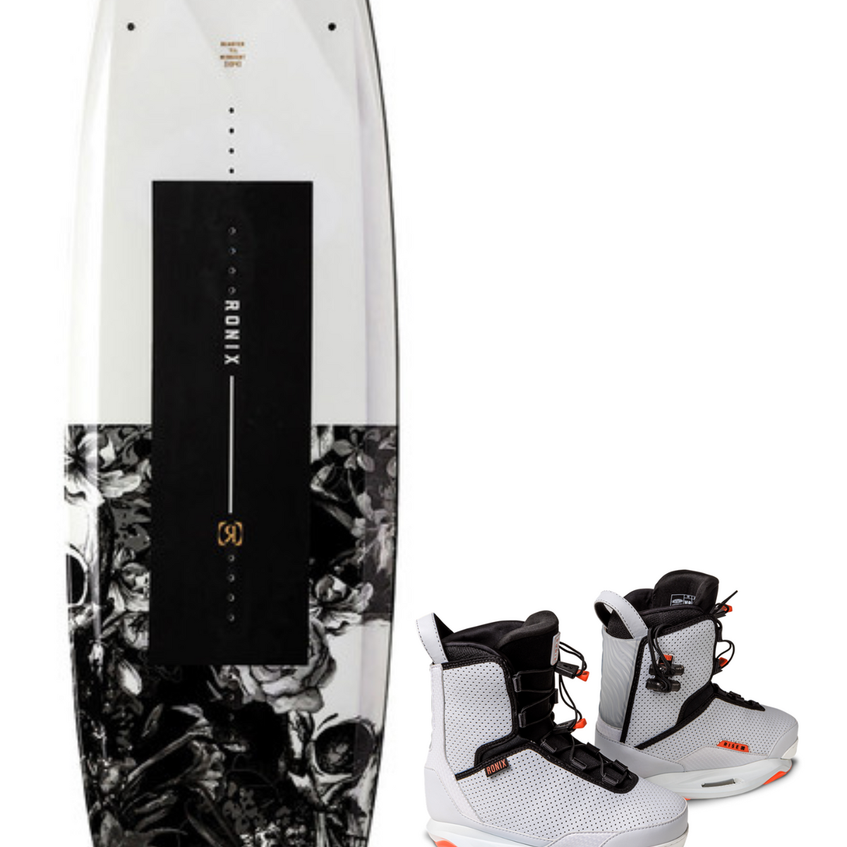 Ronix Quarter 'Til Midnight with Rise Wakeboard Package 2023