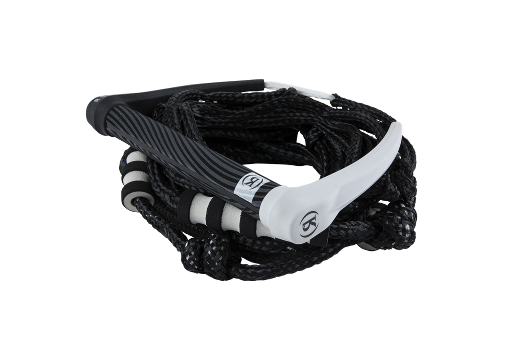 2025 Ronix Silicone Wakesurf Rope & Handle Black |Wakesports Unlimited