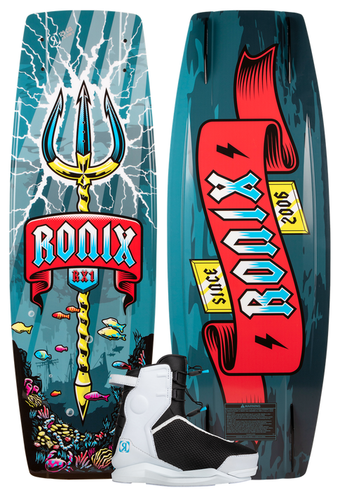 Ronix Boy's RX1 w/ Vision Pro Wakeboard Package | Wakesports Unlimited